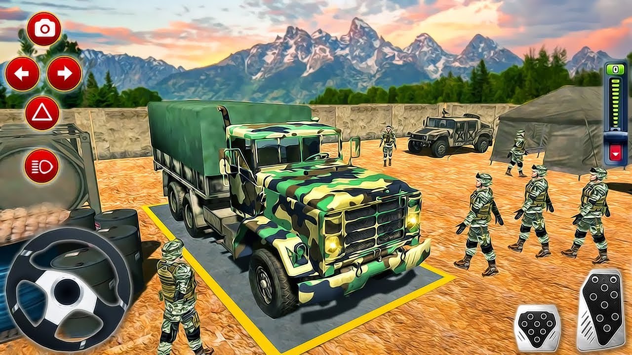 US Offroad Army Truck Driver Simulator - Military Transport Driving - Android Gameplay #3
