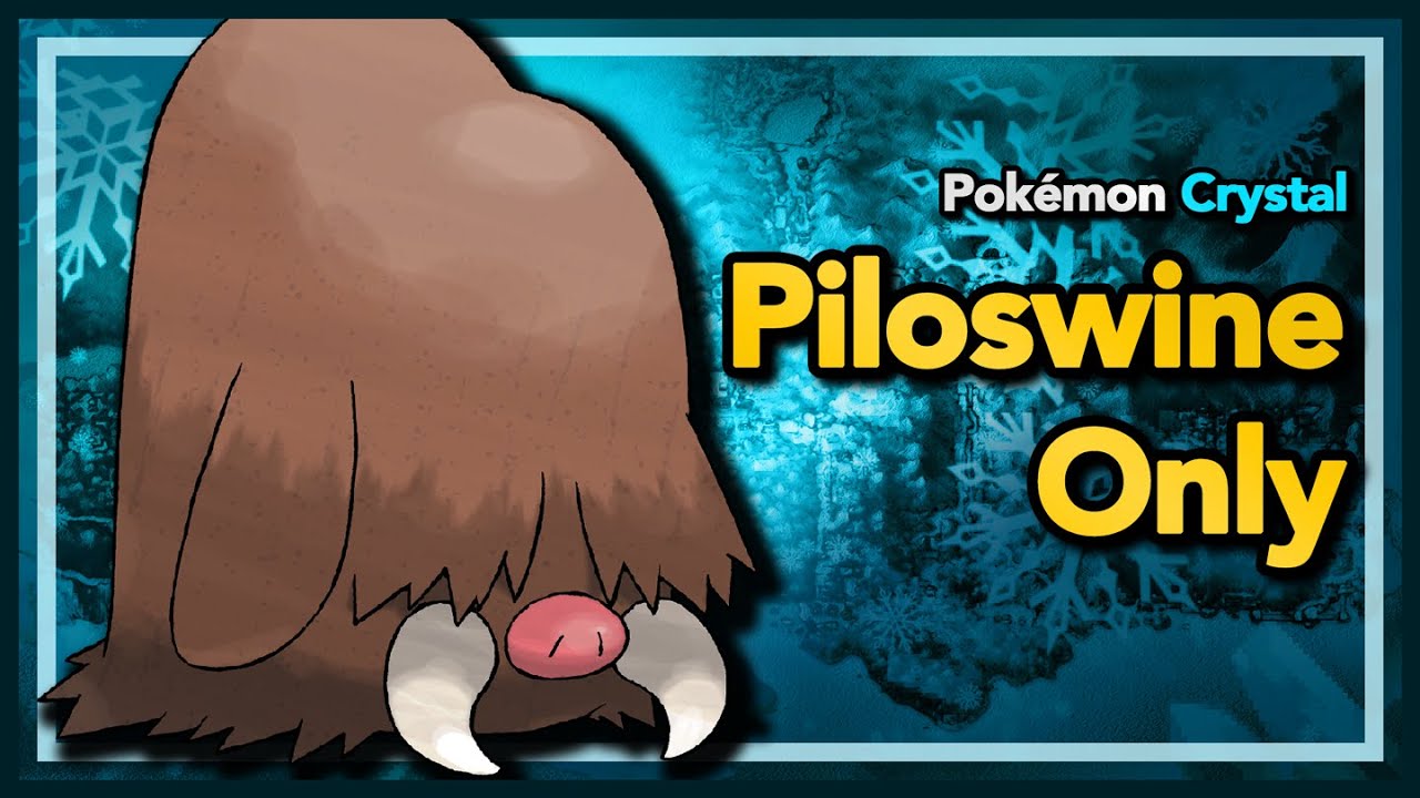 Как быстро я смогу победить Pokémon Crystal, используя только Piloswine? - Pokémon Crystal Solo C...