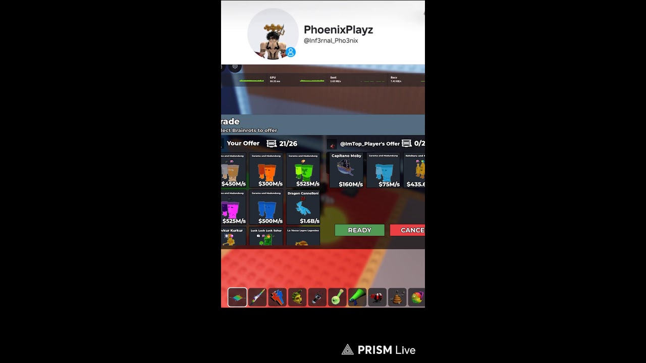Trading for robux
