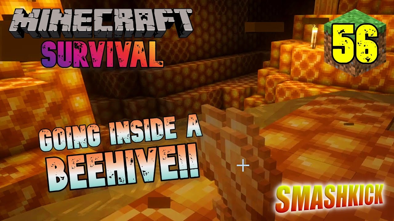 GOING INSIDE A BEEHIVE! - THE BUMBLEZONE MOD SHOWCASE - Minecraft Survival E56
