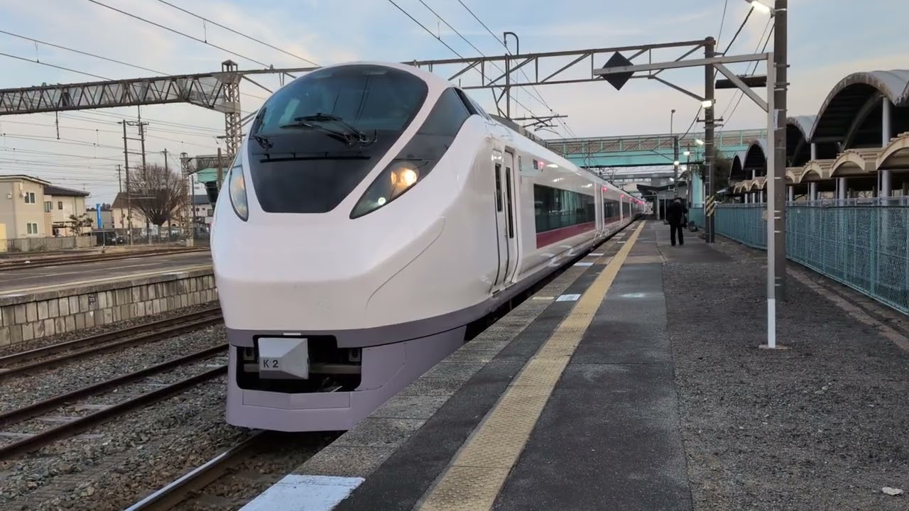 657系原ノ町駅発車シーン（警笛あり）