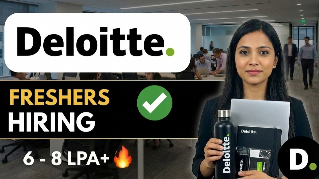 Deloitte Hiring Freshers🔥Step-by-Step Application Guide
