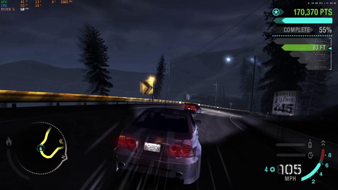 Need For Speed Carbon 1080P 60FPS  (PC)