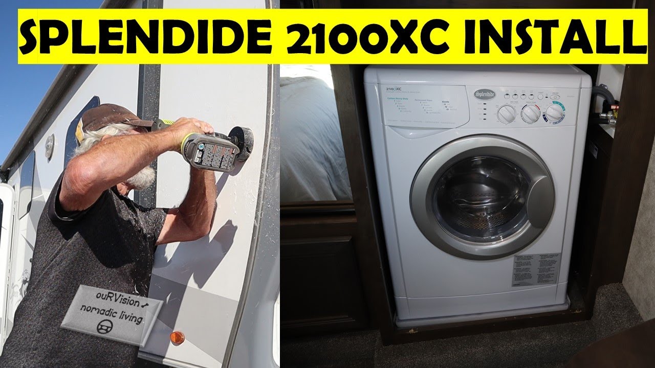 RV WASHER/DRYER installation (happy wife happy life edition)