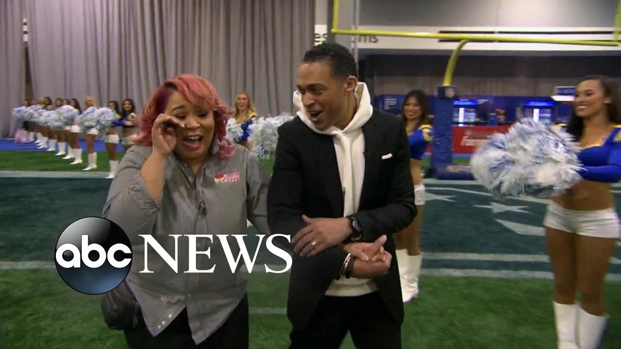 Rams superfan and mom of 3 surprised with Super Bowl tickets | GMA