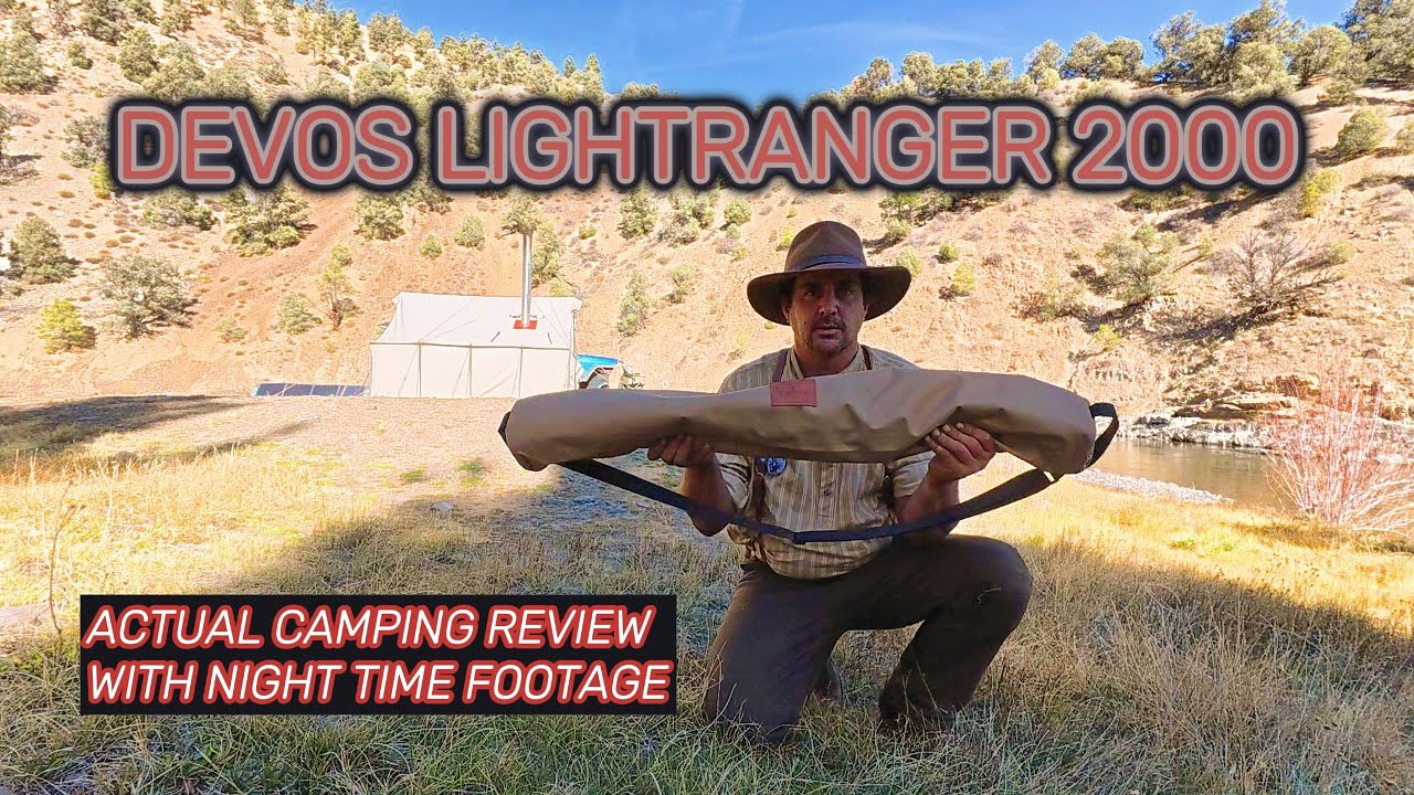 Review of the DEVOS Lightranger 2000 while camping