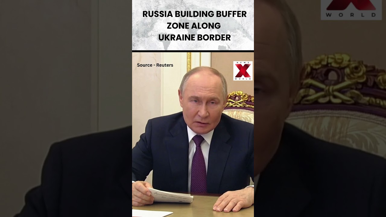#russia Putin Confirms Russia Building Buffer Zone Along Ukrainian Border #shorts #ukraine