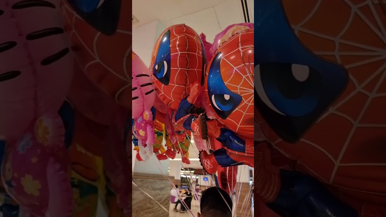 SPIDERMAN BALLOONS 🕸🕷🎈🎈🎈 #trending #viral #shorts #asmr