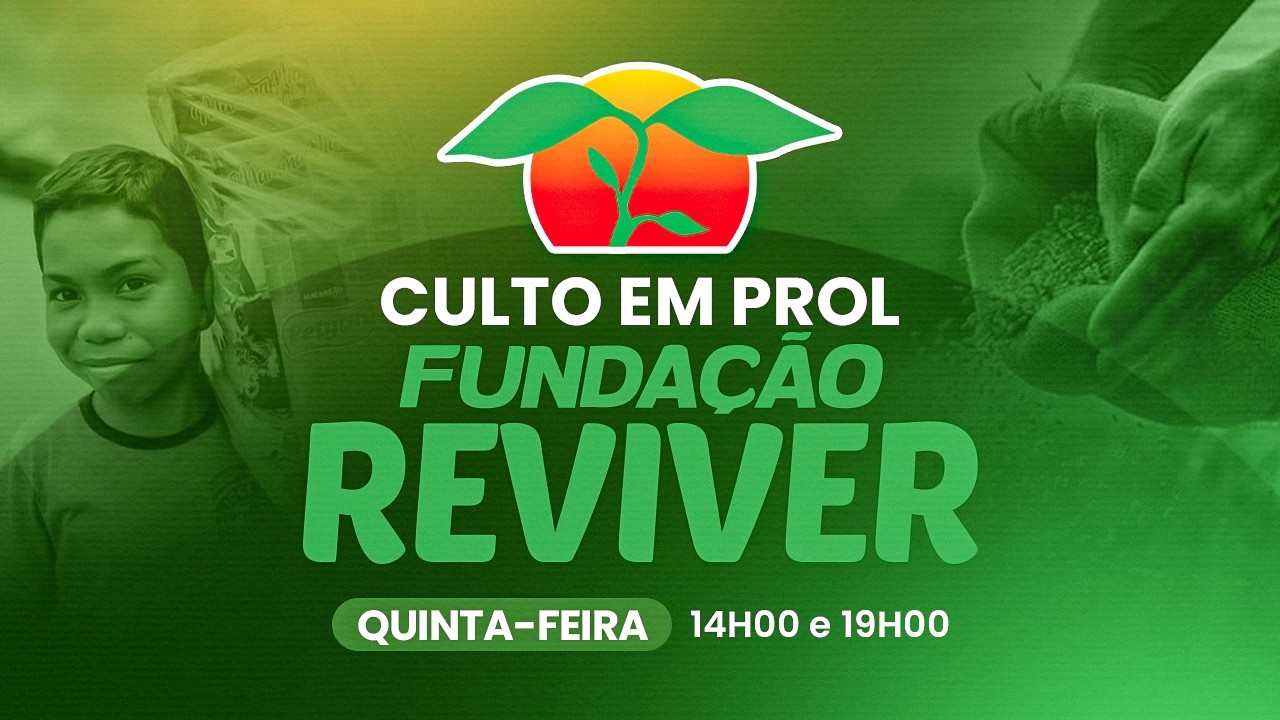 10h | IPDA AO VIVO | Culto Fundação Reviver: 