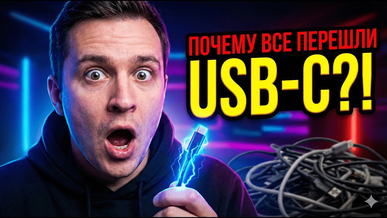 USB C! Почему весь мир ПРИНУДИЛИ перейти на один разъём? #USBC #USBTypeC #Технологии