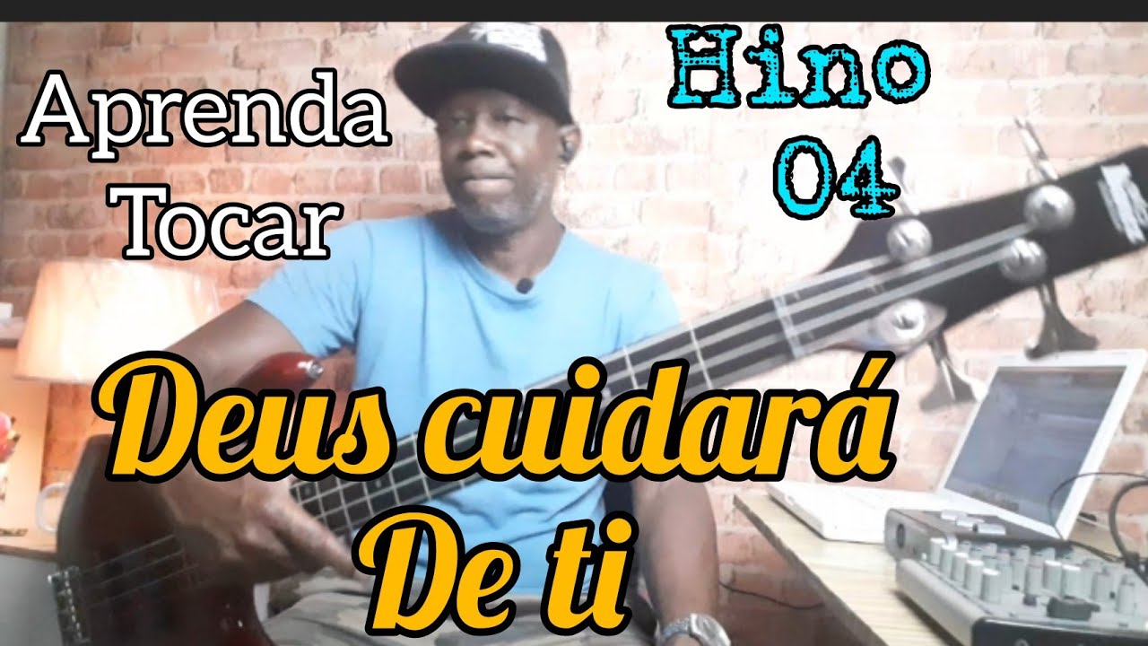 DEUS CUIDARA DE TI // HINO 04 || aprenda tocar em 3/4  no contrabaixo !!!