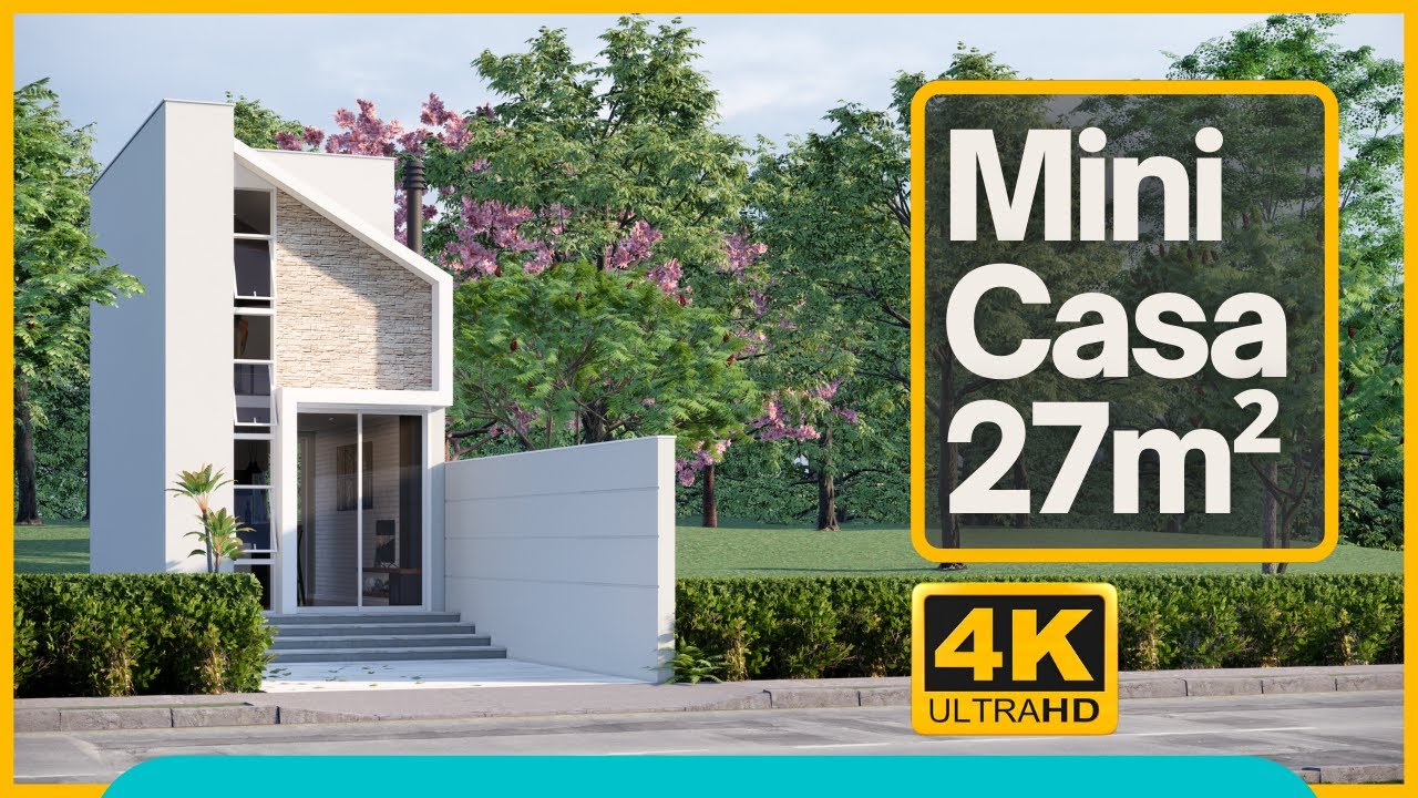 MINI CASA COM SUÍTE E HOME OFFICE | Tour Virtual 3D | Tiny House  #minicasa #tinyhouse