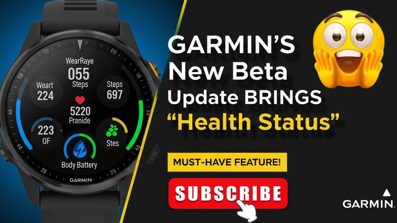 Garmin&rsquo;s New Beta Update &ldquo;Health Status&rdquo; & Major Fixes to Smartwatches &ndash;Everything You Need to Know!