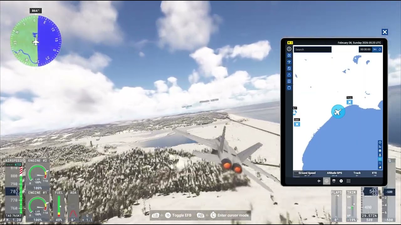 Microsoft Flight Simulator 2024 on M4 Mac Mini Xbox Cloud Gaming Hokkadio