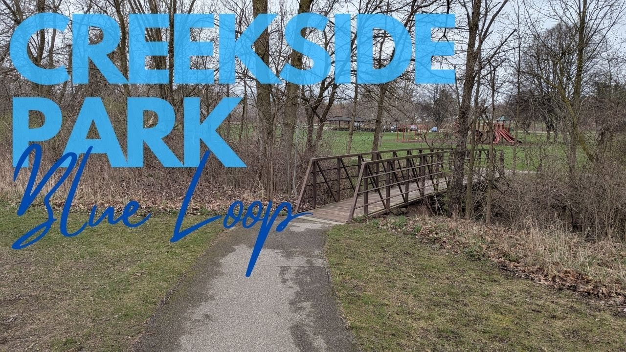 Simple Walk on the Blue Loop at Creekside Park | Full Hike POV | Hiking, Nature ASMR | Kent Co, MI