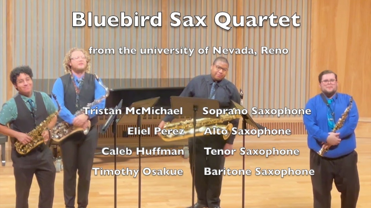 Bluebird Sax Quartet plays Rough 44, composed by Dolf de Kinkelder.