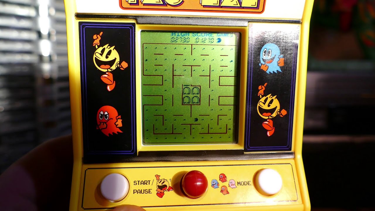 Basic Fun Arcade Classics - Pac-Man LCD Retro Mini Arcade Game