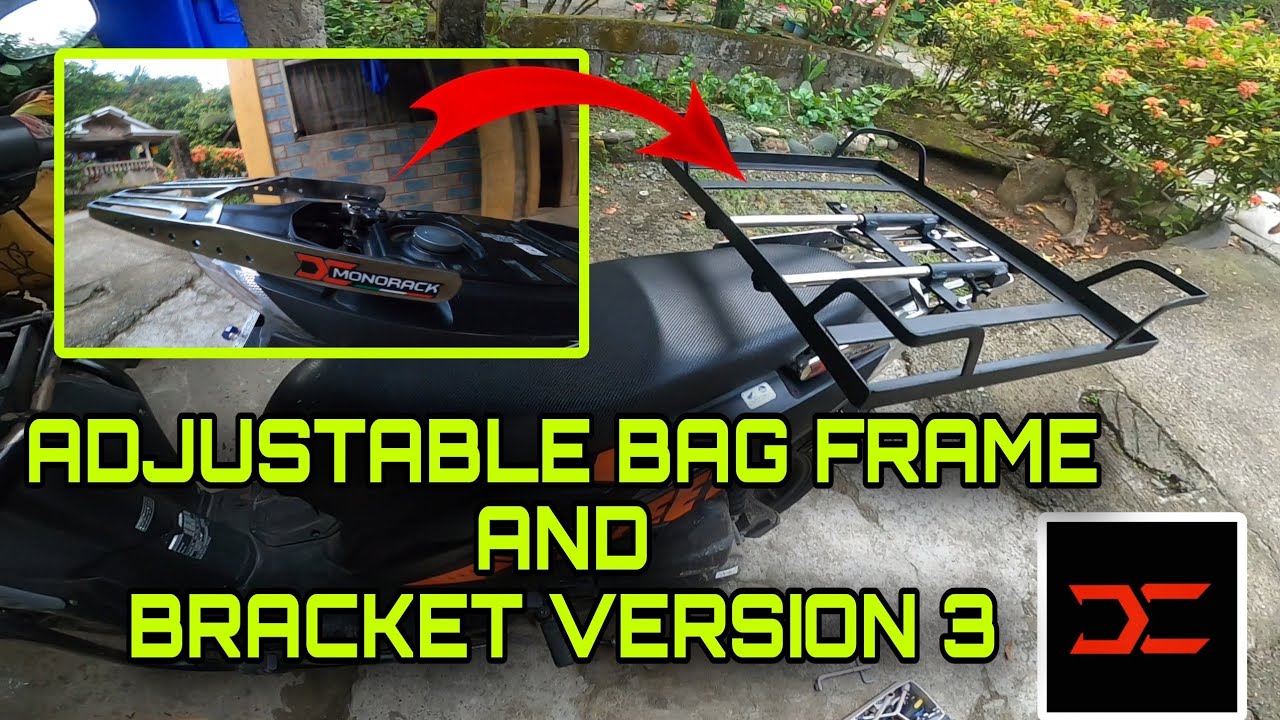 ADJUSTABLE BAG FRAME AND BRACKET VERSION 3 FROM DC MONORACK