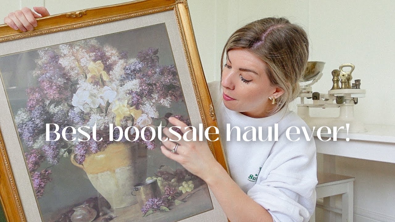 MY BEST BOOTSALE HAUL EVER! So many nice things | Kate Murnane