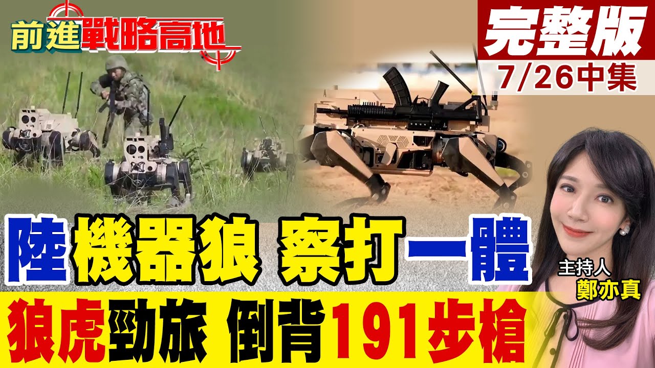 機器狼搭191步槍 800米精準射擊 續航4小時攜彈藥 戰場狼群三三制戰術炸裂!2700美元