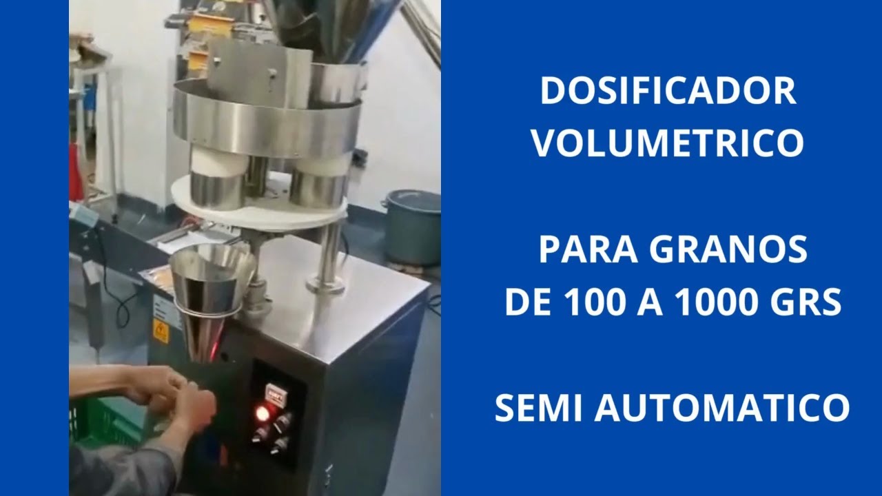 🌟FUNCIONAMIENTO DOSIFICADORA PARA GRANOS, ARROZ FRIJO LENTEJAS ETC