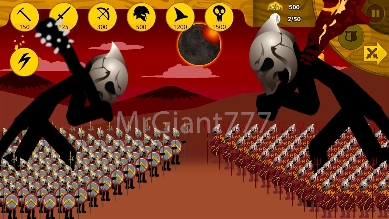 WAR OF BOSS SPEARTON ARMY VS GIANT FINAL BOSS BEST BATTLE HACK | Stick War Legacy Mod | MrGiant777