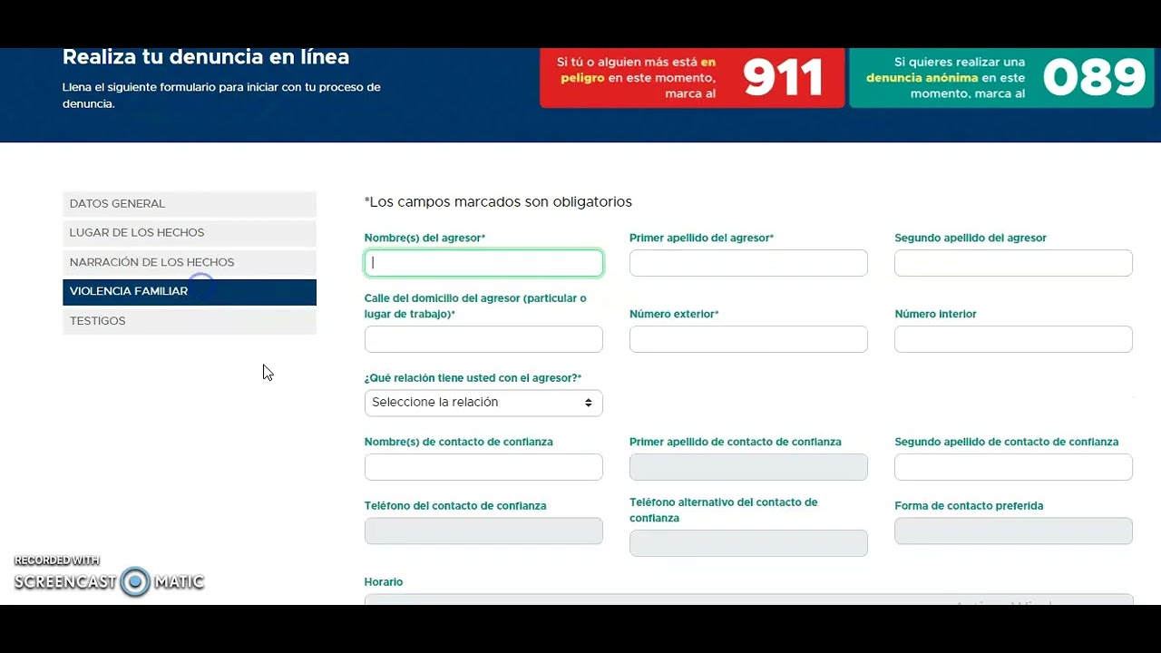 Pasos para iniciar denuncia en línea en la CDMX