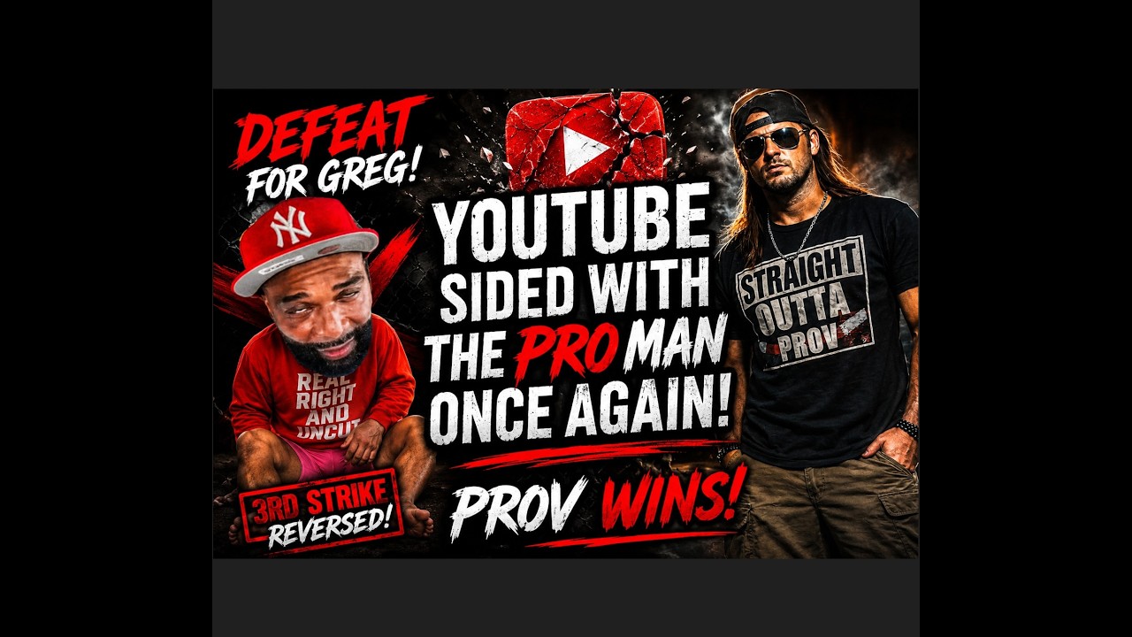 Все 3 предупреждения отменены! Грег находится под следствием YouTube за повторное использование ю...