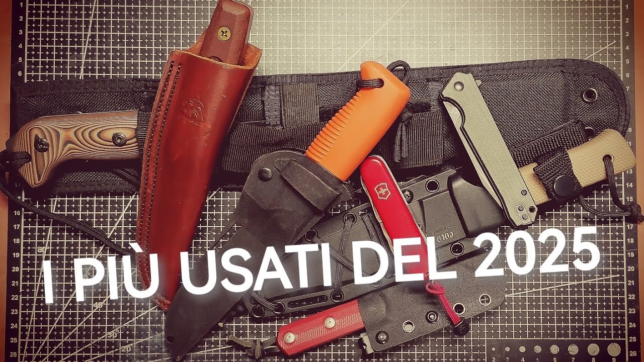 I COLTELLI CHE HO UTILIZZATO DI PIÙ NEL 2025....