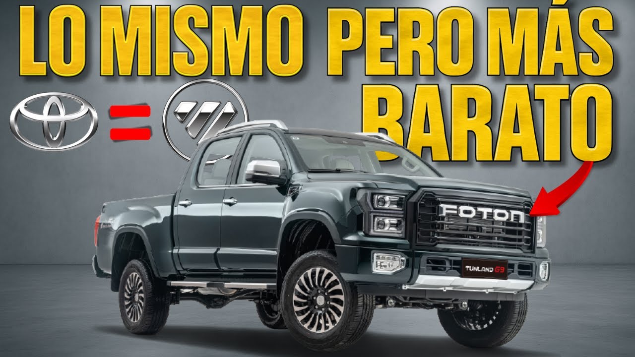 FOTON 2025: El Toyota chino PERO A MITAD DE PRECIO➜ Conoce sus 3 mejores autos