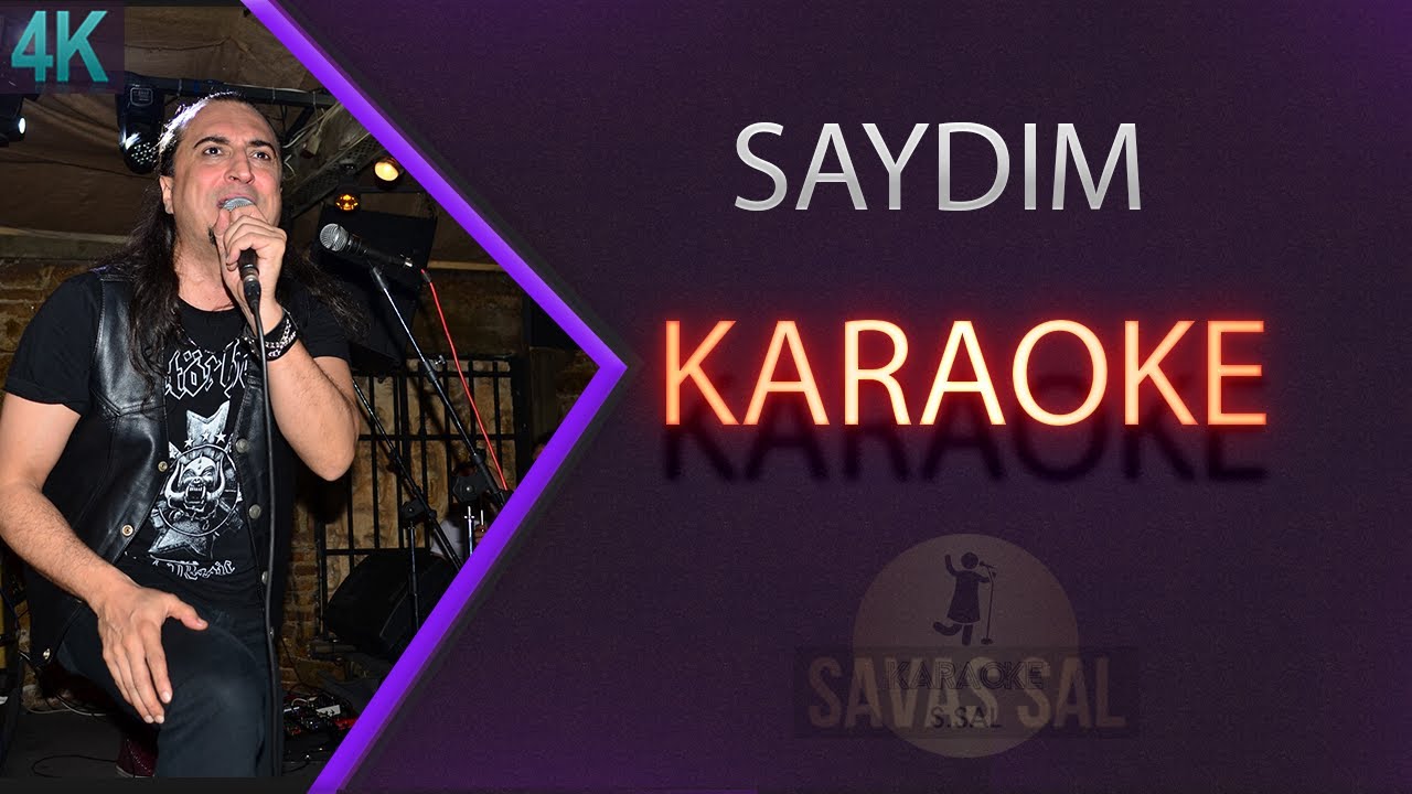 Saydım Kaç Gün Oldu (КАРАОКЕ)