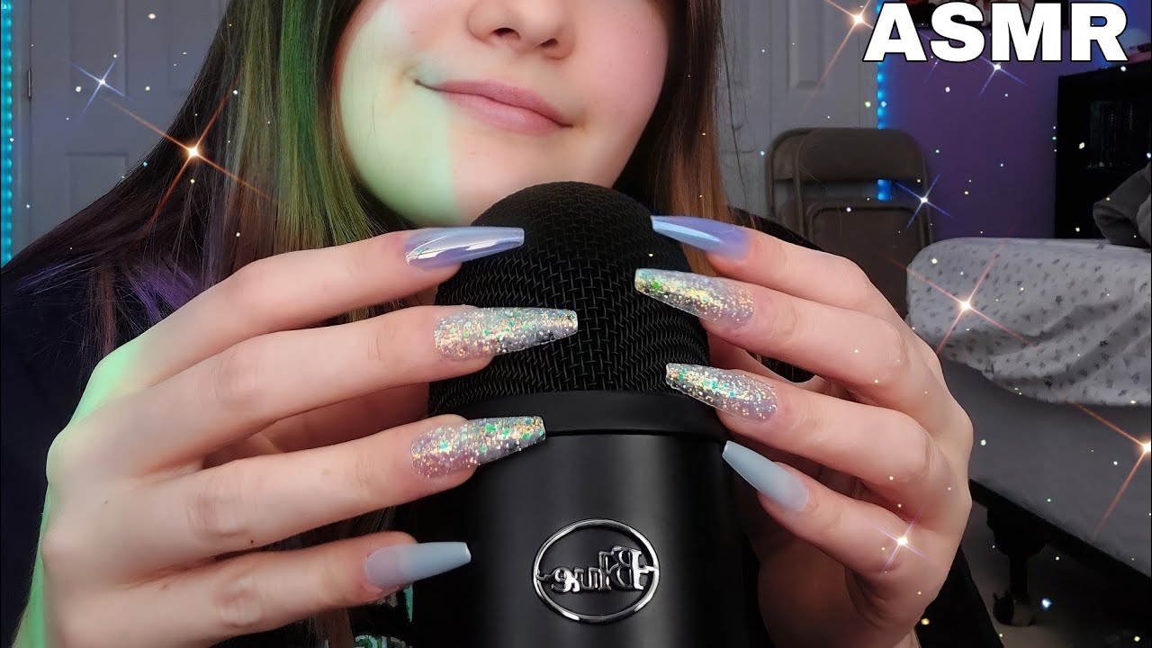 FAST AND AGGRESSIVE MIC SCRATCHING AND TAPPING (with and w/out cover) lofi ASMR ⚠️