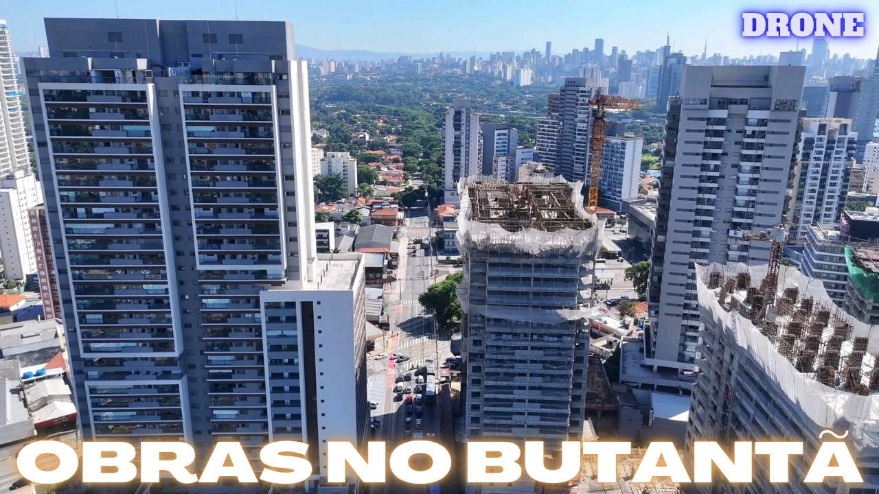 Butantã crescendo muito! Drone mostra várias obras da região - Zona Oeste de São Paulo