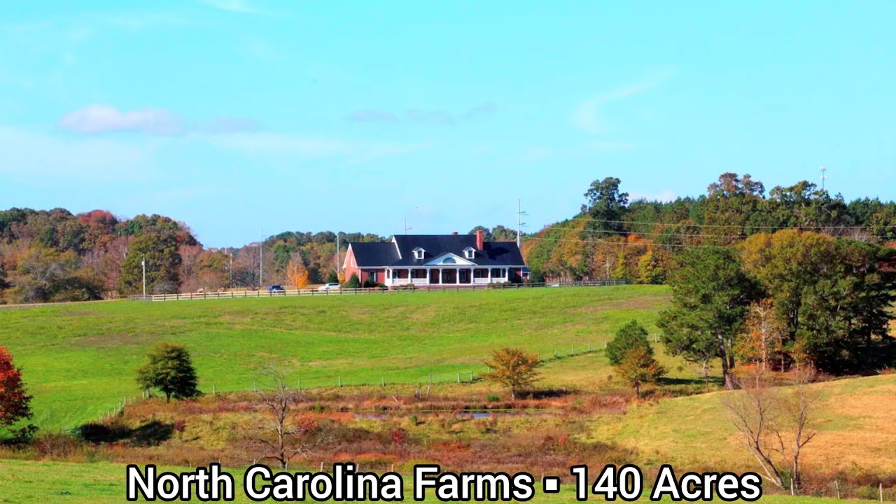 North Carolina Farms For Sale | 140 Acres | AQHA Horses Facility | North Carolina Land For Sale