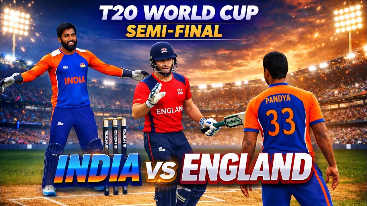 𝟮𝗻𝗱 𝗦𝗲𝗺𝗶 𝗙𝗶𝗻𝗮𝗹 | IND vs ENG | Quality Graphics⚡️#realcricket #t20worldcup2026 