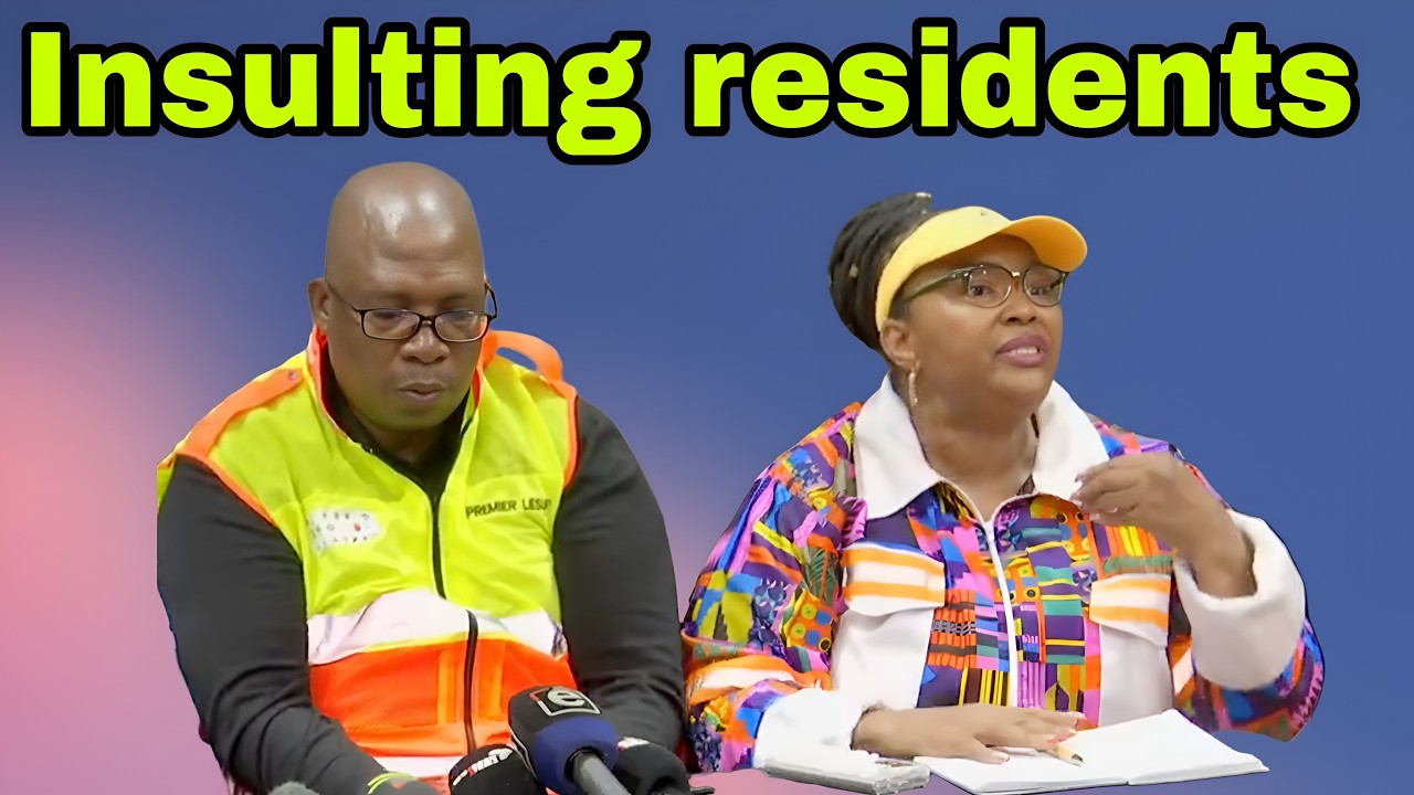 Premier Panyaza Lesufi insults Gauteng residents and issue apology.