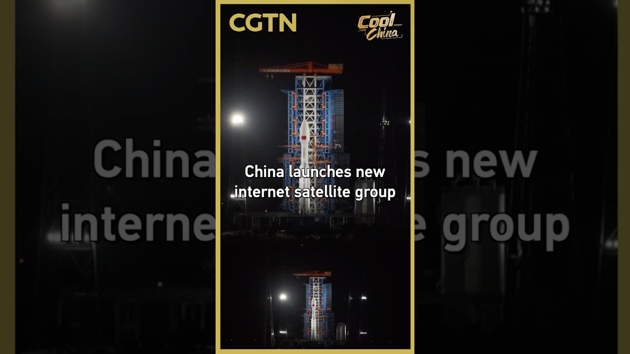 China launches new internet satellite group#coolchina