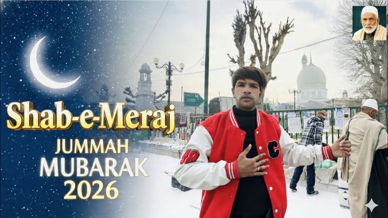 kashmir Srinagar Hazratbal dargah me shab e meraj ki raat kya hota h 😱👆🏻Jummah Mubarak 