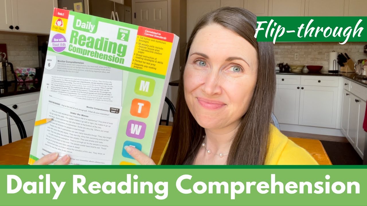 Homeschooling // Evan-Moor Daily Reading Comprehension 1st-4th Grade Books Overview & Flip-Through