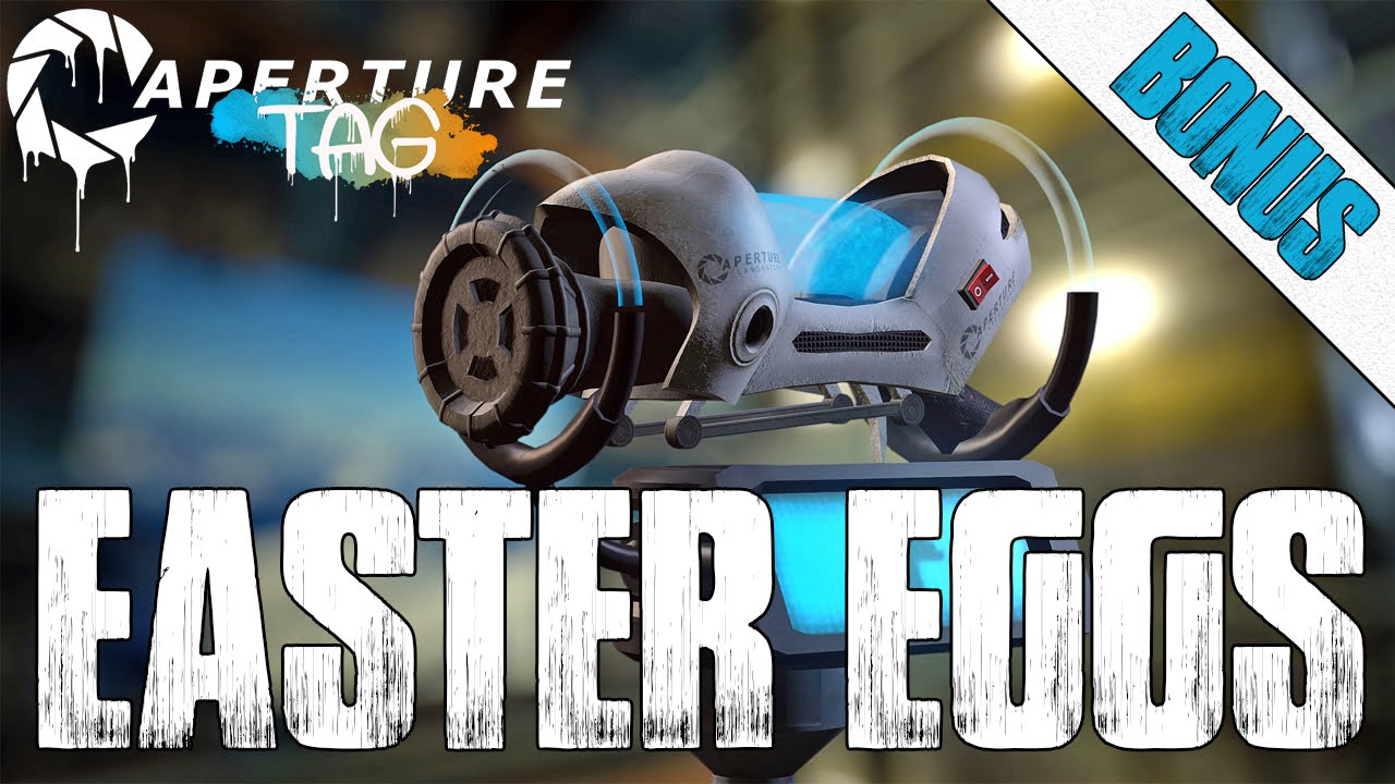 Aperture Tag: The Paint Gun Testing Initiative - All Easter Eggs (Bonus)