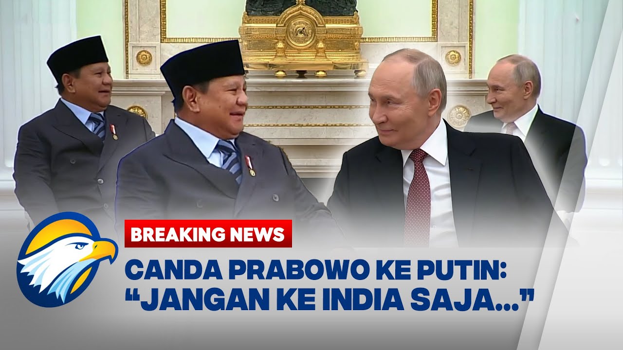 BREAKING NEWS - Senyum Vladimir Putin Saat Presiden Prabowo Ajak Datang ke Indonesia