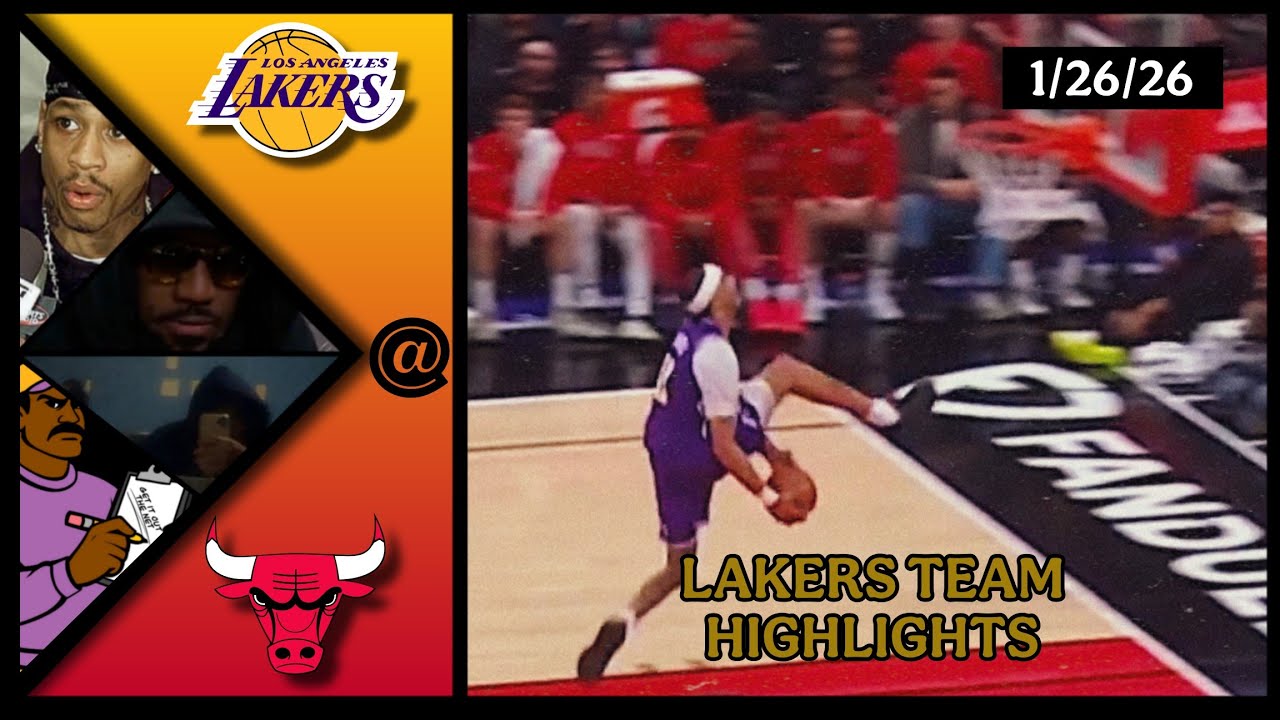 Lakers Team Highlights @ Bulls reaction W/ Coaches Den