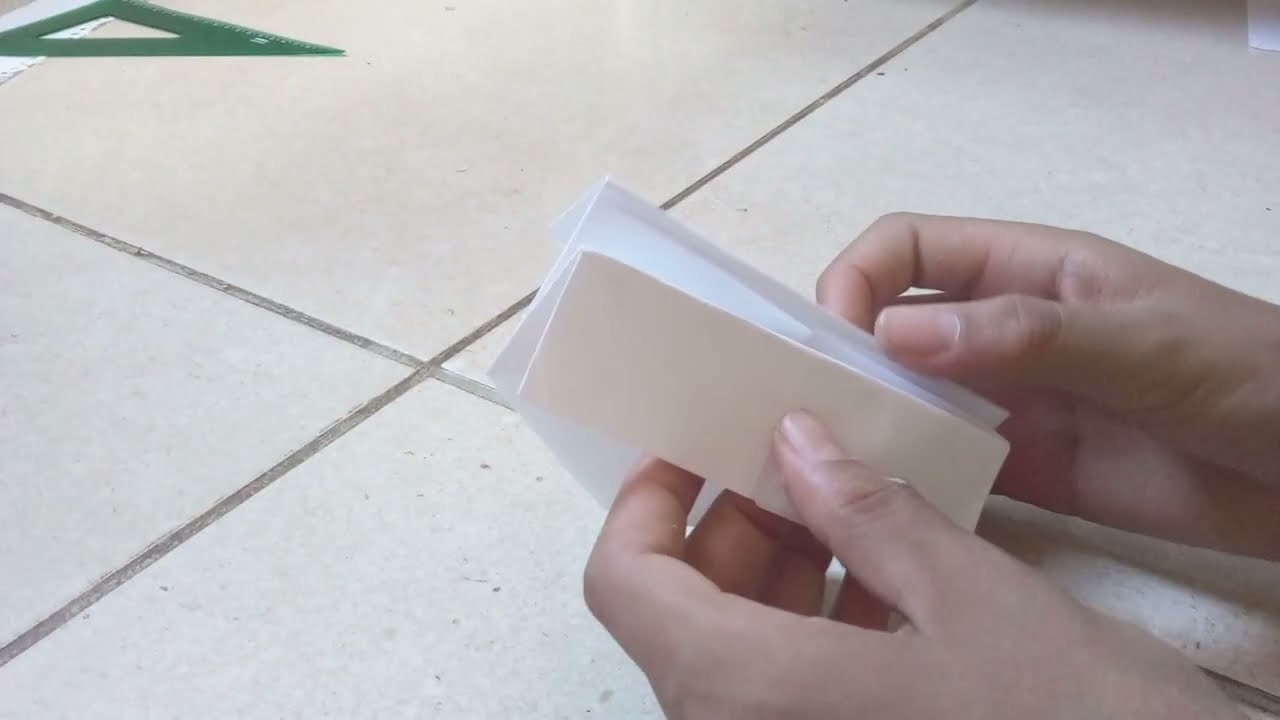 Como fazer  uma caixa de origami 