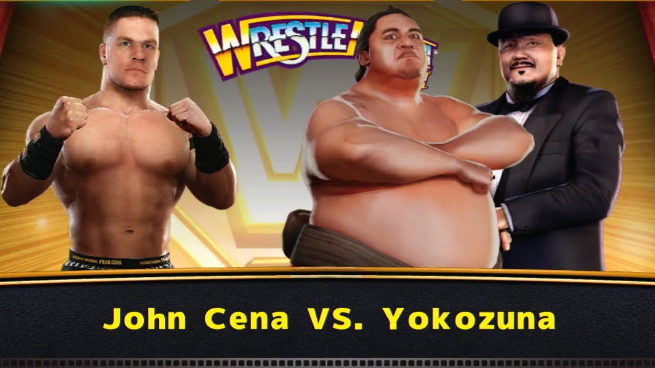 WWE Legends of Wrestlemania | John Cena vs. Yokozuna (with Mr. Fuji as his manager)