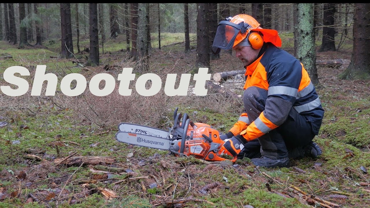 Husqvarna 550 XP Mark 2 i jämförelse med Stihl MS 261
