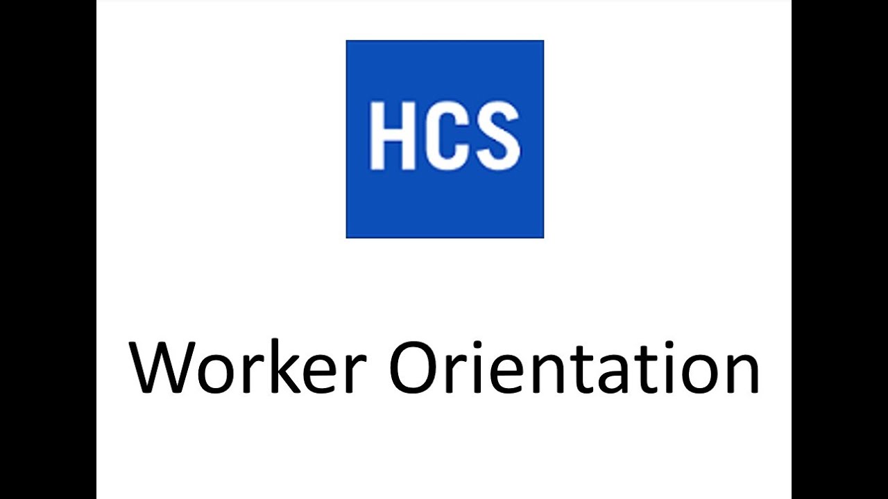 Subcontractor Worker Orientation