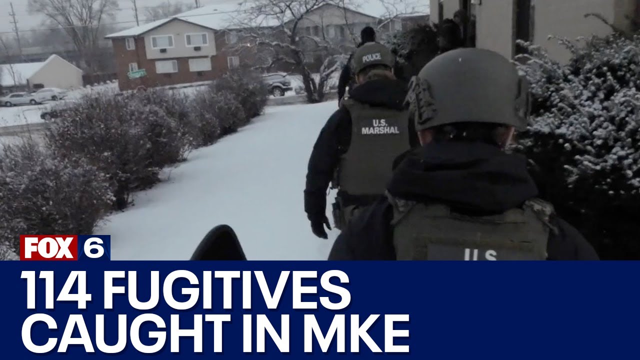 US Marshals operation captures 114 fugitives in Milwaukee | FOX6 News Milwaukee