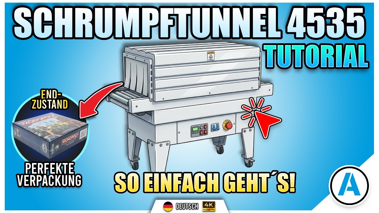 SCHRUMPFTUNNEL 4535 TUTORIAL - Deutsch