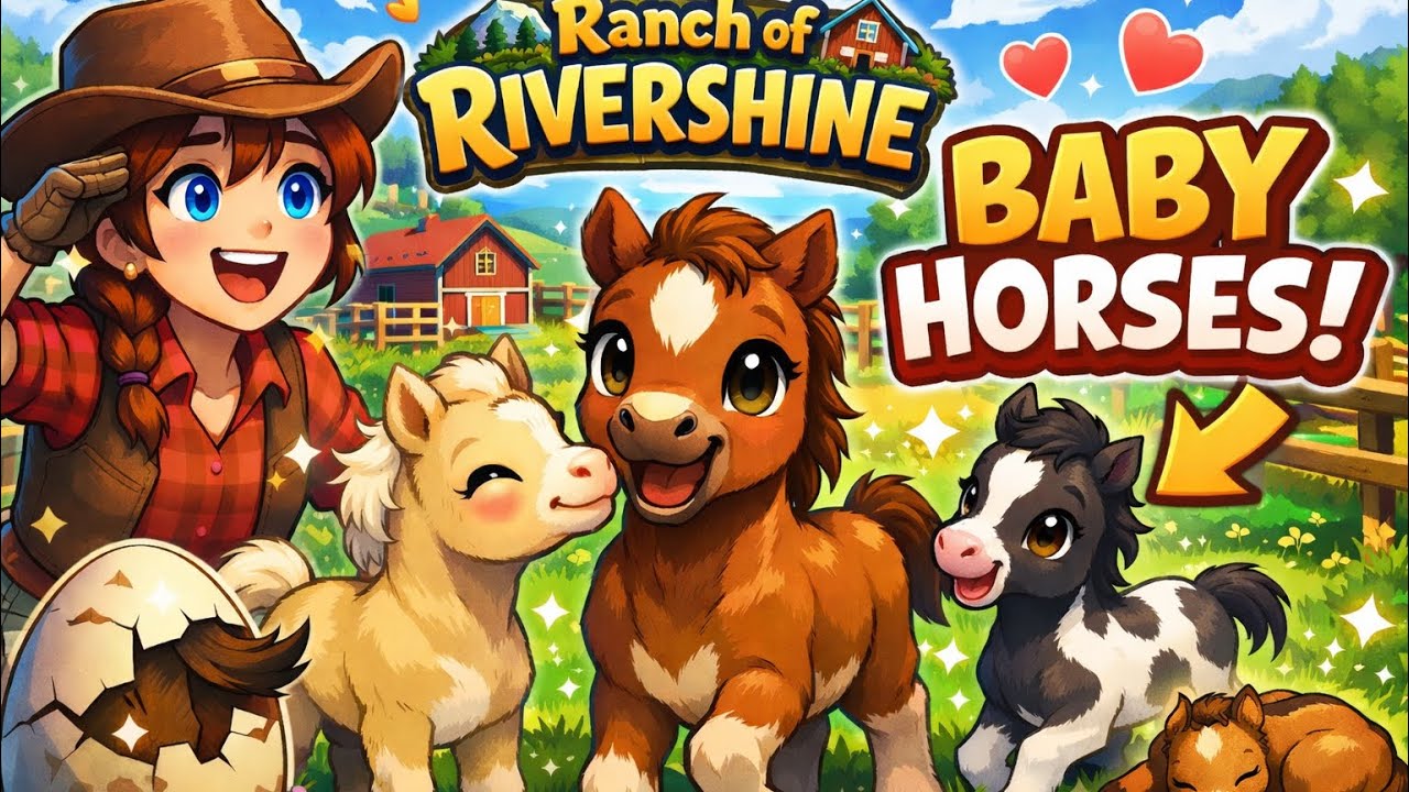 Baby Horses Are Coming?! 🐴✨ Ranch of Rivershine Breeding Day!