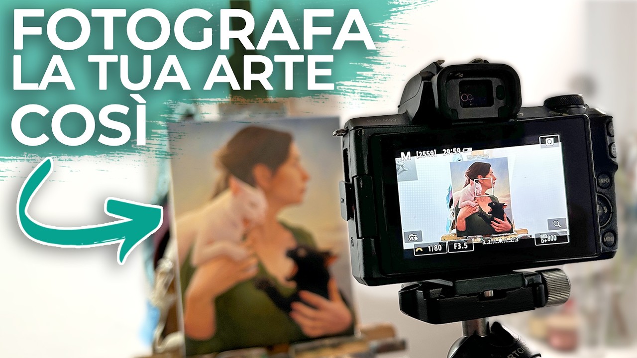 COME FOTOGRAFARE LA TUA ARTE! 📷 Con Smartphone e Macchina Fotografica | Tutorial Photoshop